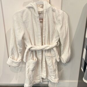 GAP Kids Cream Hooded Robe